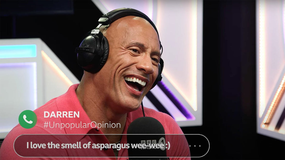 Dwayne Johnson discussing unpopular opinions with radio callers is a treat