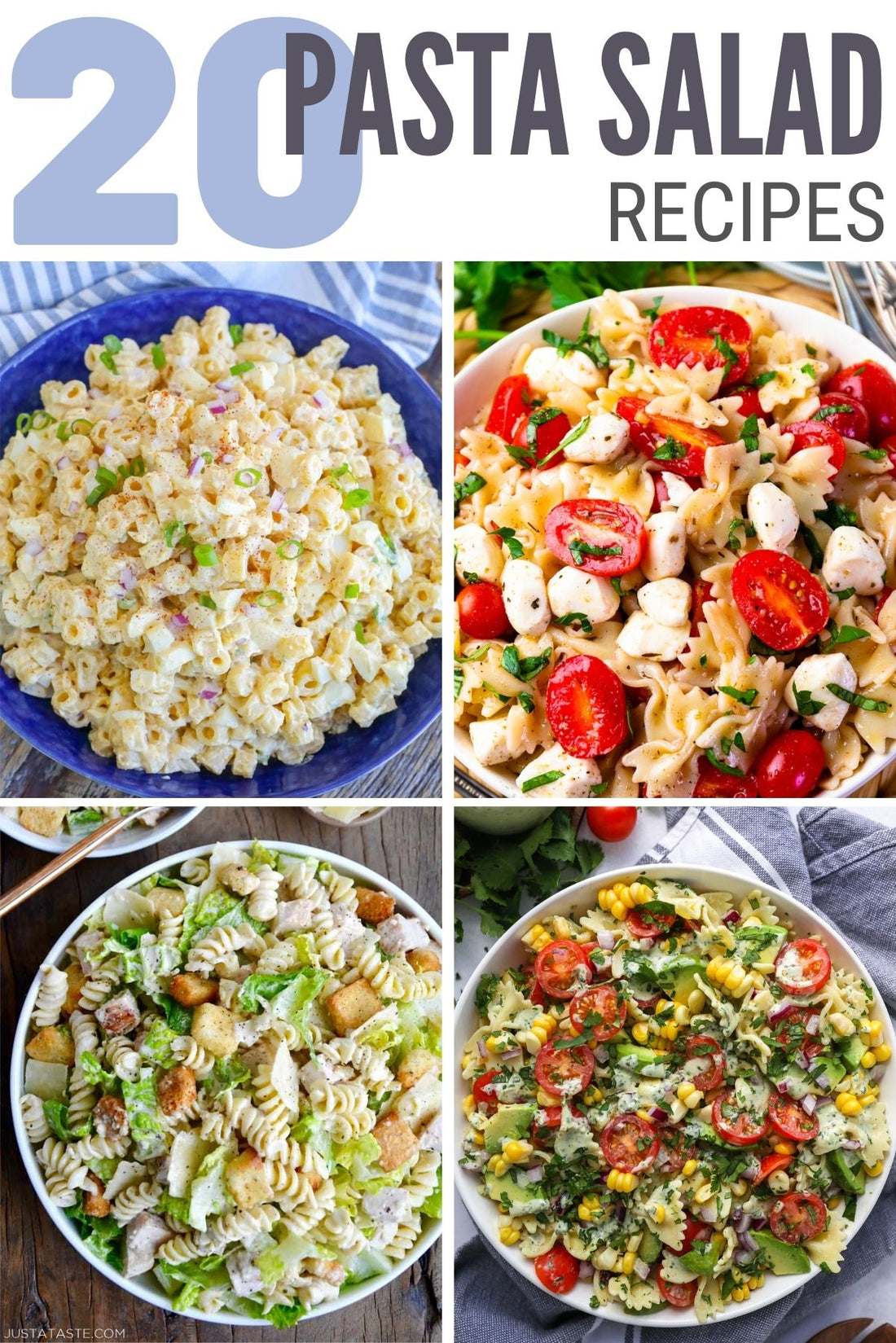 20 Easy Pasta Salad Recipes - Turn Your Pasta Salad into a Meal