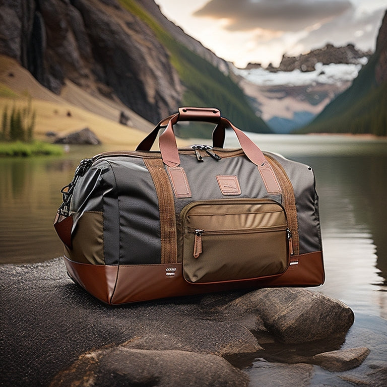 Discover the perfect travel companion - a water-repellent cargo hauler duffel bag with TPU fabric. Stay dry and stylish on your next adventure!