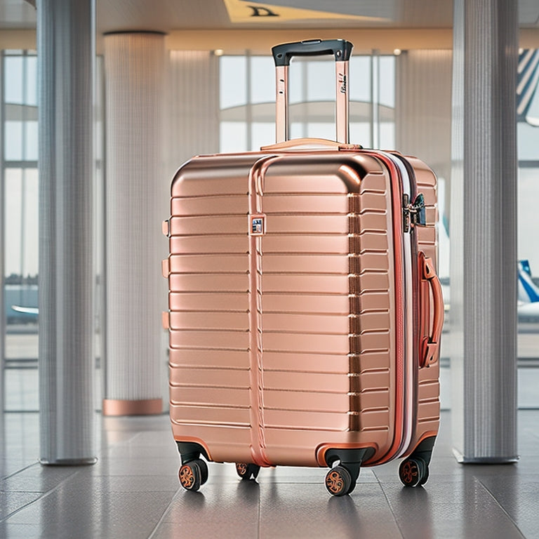 Discover the perfect travel companion with our rose gold hardshell spinner luggage. Lightweight, durable, and stylish - your next adventure awaits! Click here for more.