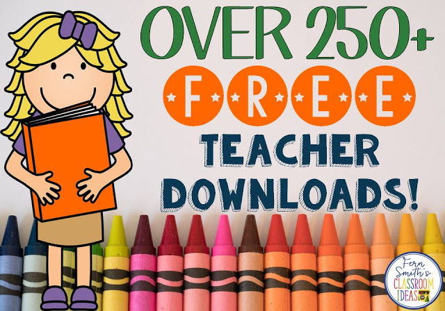 250 FREE Teacher Downloads!