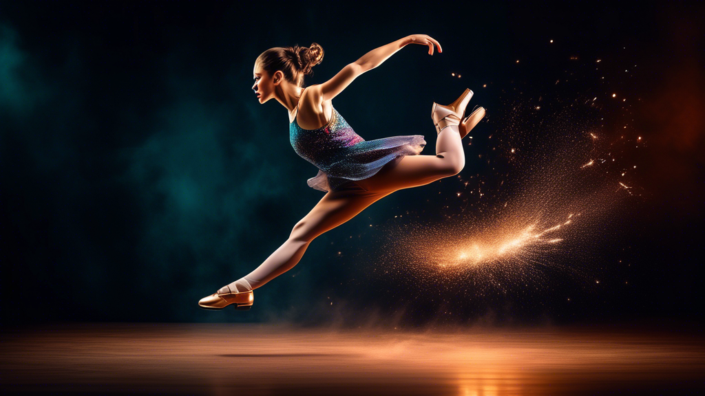A graceful dancer leaps across a stage, her tap shoes creating sparks with every step. The soles of her shoes, made of a durable non-slip material, provide her with exceptional grip and prevent her fr