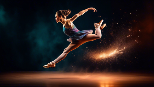 A graceful dancer leaps across a stage, her tap shoes creating sparks with every step. The soles of her shoes, made of a durable non-slip material, provide her with exceptional grip and prevent her fr