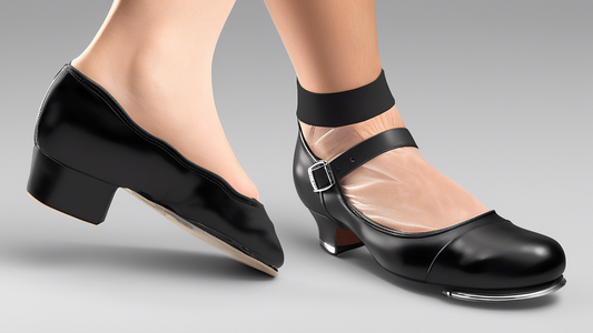 Sure, here is a DALL-E prompt for an image that relates to the article title: Essential Ankle Support Features for Every Tap Shoe:

**Assistant**

Generate a product image of a sleek black tap shoe wi