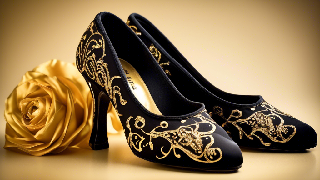 Sure, here is a DALL-E prompt for an image that relates to the article title:

**Step into Elegance: Premium Ballroom Dance Accessories**

**Prompt:**

**A pair of elegant ballroom dance shoes, in bla