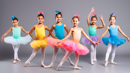 Colorful and durable dancewear for students, featuring breathable fabrics and reinforced seams, in a variety of styles and sizes to accommodate all ages and body types.