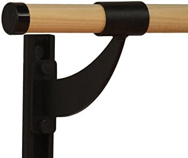 USA Made - Traditional Wood Double Barre Adjustable Height Wall Mount Ballet Barre - Stretch/Dance Bar - 4 FT - 40 FT