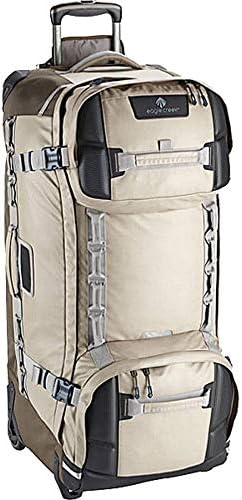2-Wheel Trunk 30 Ultra Durable Travel Bag with Expandable Wet/Dry Compartment, Equipment Keeper, and Cargo Net for Internal Compression, Natural Stone
