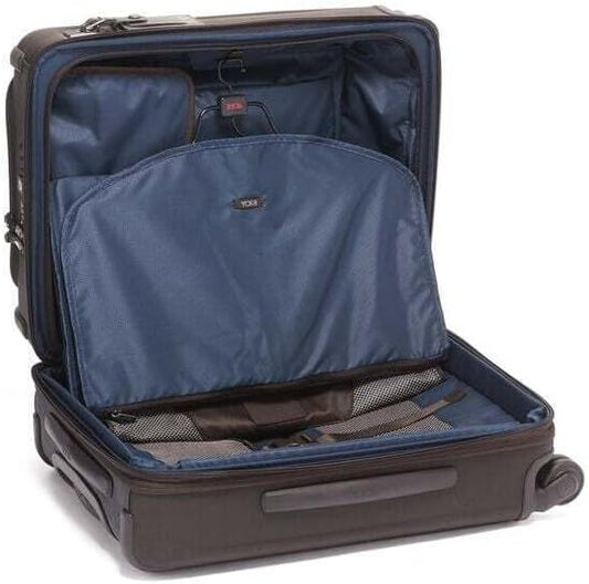 Alpha 3 Continental Dual Access 4 Wheeled Carry-On Luggage - 22 Inch Rolling Suitcase for Men and Women