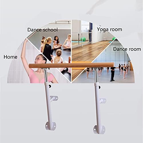 Ballet Barre, Height Adjustable Dancing Stretch Barre for Adult and Kids, Freestanding Portable Dance Bar for Home Training (Size : 1.5 m) (Pink 100CM)