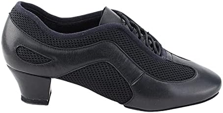Ballroom Practice Lady Dance Shoes CD702BBX Black Leather