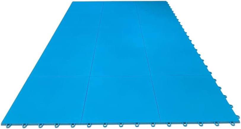 Hockey Revolution High Durability Colored Dryland Flooring Tiles - Slick Interlocking Training Surface for Stickhandling, Shooting, Passing - Suitable for Indoor & Outdoor Use