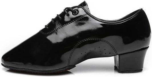Men's Latin Dance Shoes Dance Hall Tango Children's Men's National Standard Dance Shoes 25-45 Yards (Color : D, Size : 15)
