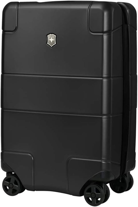 Lexicon Hardside Expandable Spinner Luggage, Black, Carry-On, Frequent Flyer (22")