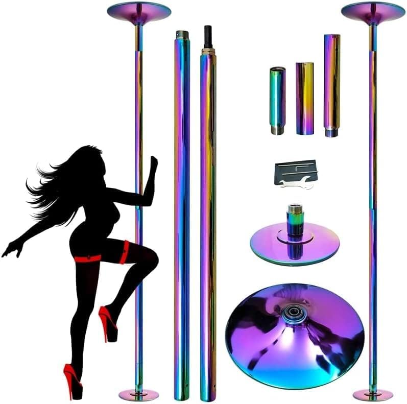 Ballet Barre for Home Portable Portable Ballet Barre Adjustable Gymnastics Bar Freestanding Dance Exercise Equipment Gym Home Workouts Freestanding Adjustable Bar for Stretch ()