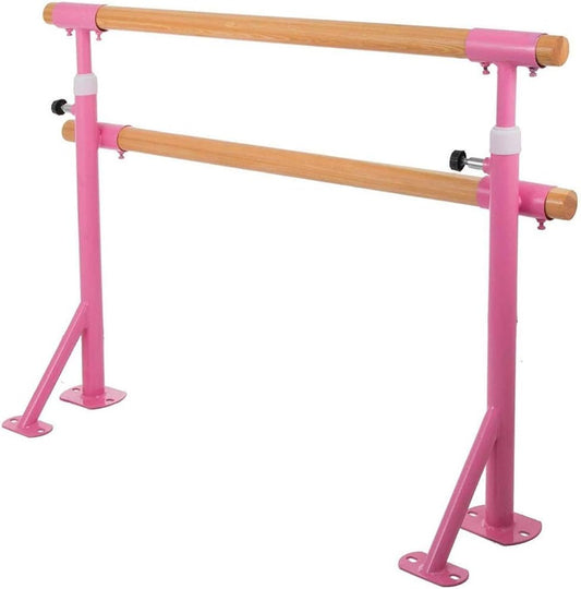 Dance Bar, Ballet Bar, Dance Bar, Double Ballet, Gymnastics Fitness Portable Stretching Bar, Floor Type Home Dance Stand, Adjustable ()