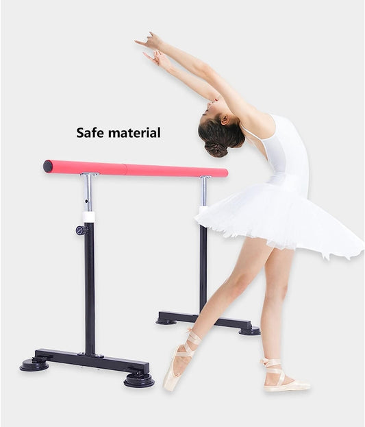 Ballet Barre Portable, Adjustable Freestanding Ballet Sticks with Non Slip Stand, Stretch Dance Bar for Home or Studio (Color : Black, Size : 2.5 m) ()