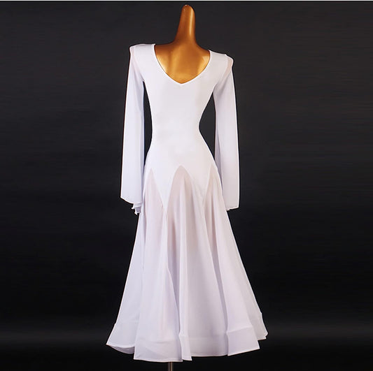 Ballroom Dancing Dresses V-Neck Salsa Tango Dancing Wear Waltz Performance Dance Clothes Women's Flamenco Dance Outfit