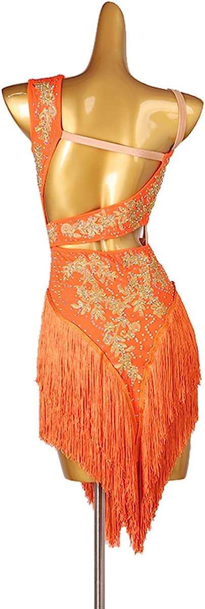 Fringe Latin Dance Dresses for Women Ballroom Salsa Samba Rumba ChaCha Costume Profession Latin Competition Dress