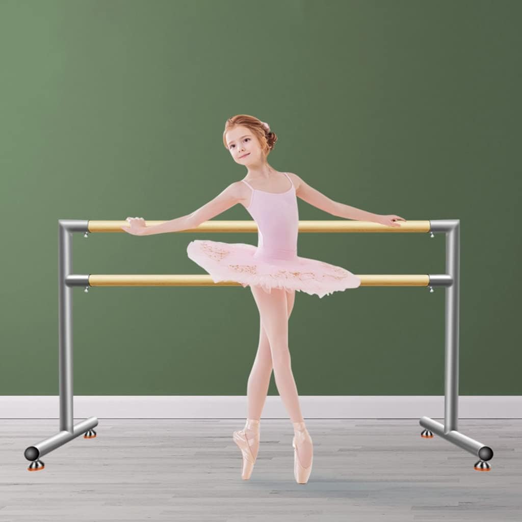 Ballet Barre Portable Ballet Barre for Adults and Children, Solid Wood Handle and Steel Frame, Can Bear A Weight of 500kg