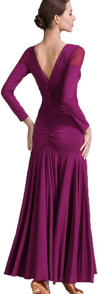 Elegant Ballroom Dance Costumes Standard Ballroom Dancing Dresses Waltz Training Dancewear Tango Salsa Practice Dress