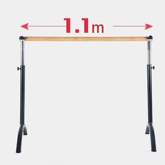 Ballet Barre Bar,Floor-Standing Ballet Bar,Adjustable Dancing Bar,Portable Adult Child Household Stretching Barre,Folding (Size : 1M) (Black 110cm)