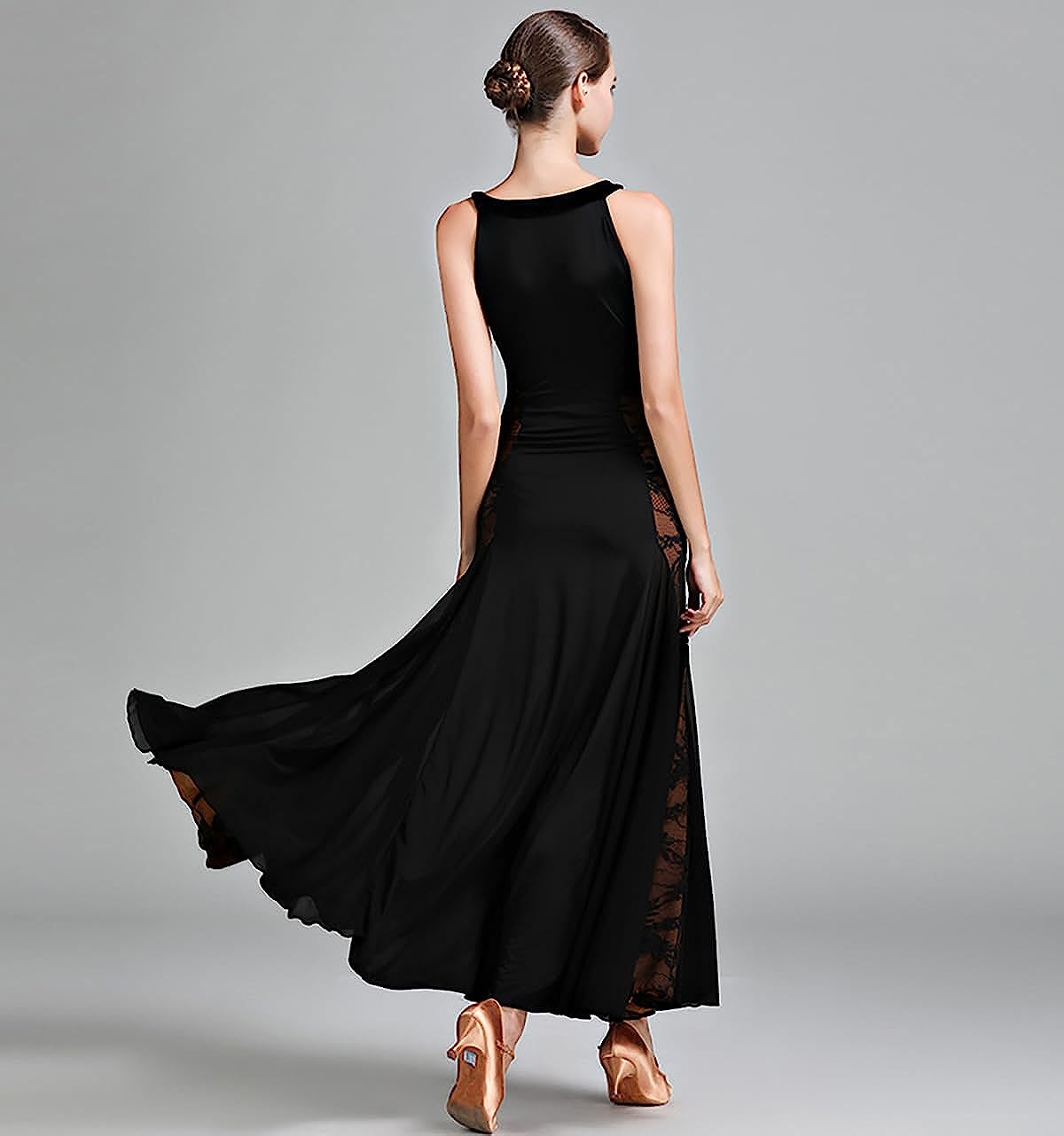 New Latin Ballroom Competition Dance Dress Viennese Waltz Dress Long Standard Spanish Tango Costumes Practice Clothes