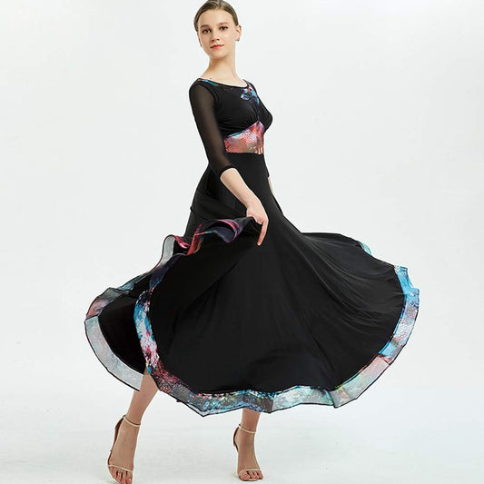 Women Dance Dress Plus Size Ballroom Dance Dresses