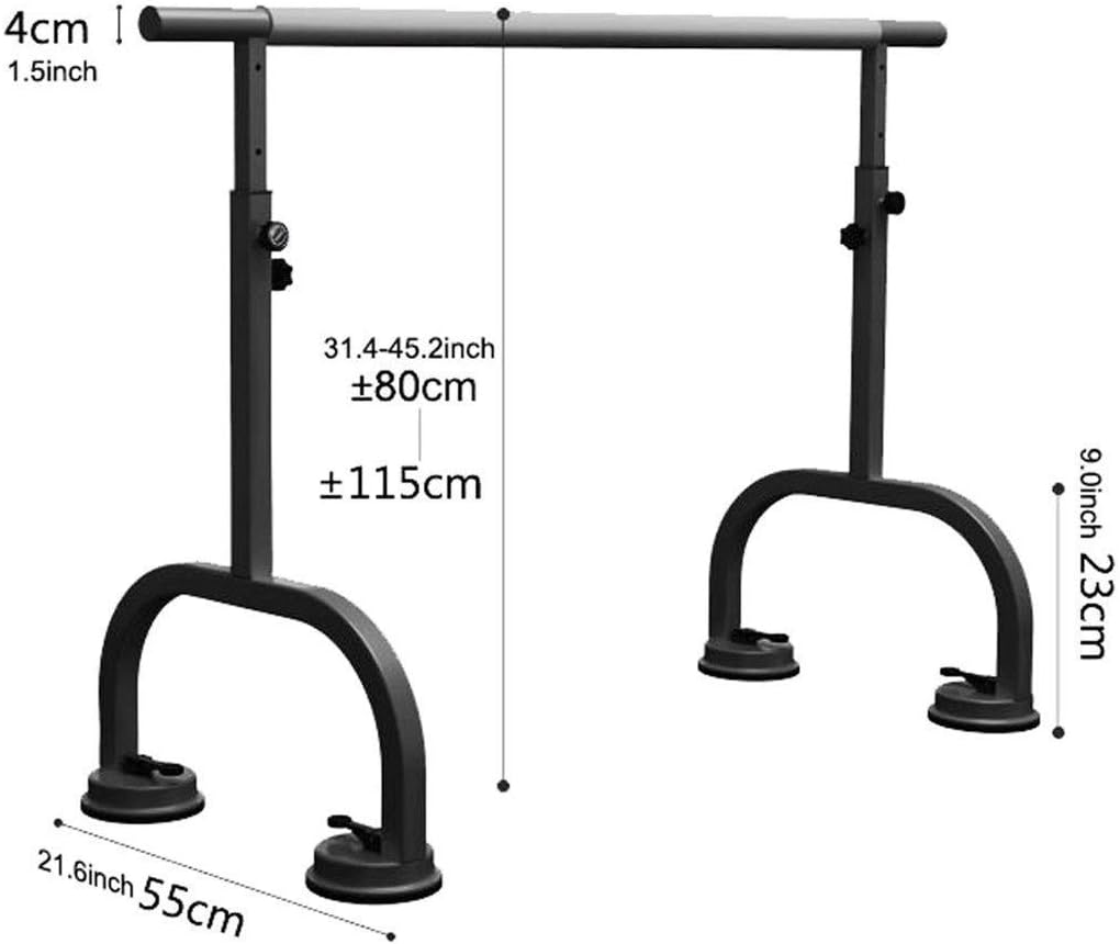 Mobile Portable Ballet Barre Home Professional Stretch Dance Bar Fitness Practise Equipment Strong Load-Bearing with Non Slip Rubber Feet (Size : 1M) (Pink)