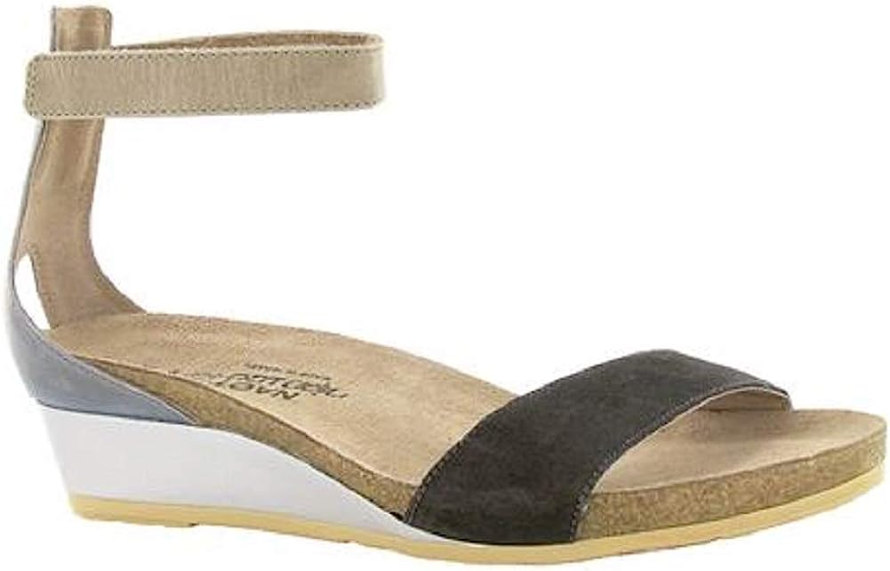 Footwear Women’s Pixie Wedge Sandal with Cork Footbed and Arch Support Footbed - Adjustable Ankle Strap - Comfort and Support – Lightweight and Perfect for Travel - Narrow to Medium Fit