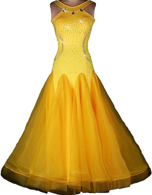 Women Modern Smooth Ballroom Dance Dress Standard Ballroom Dress