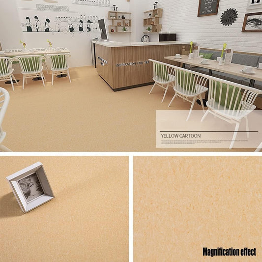 PVC Flooring Rolls Yellow Granite Pattern PVC Floor- Thickness 1.6MM, Office Corridor Hall Floor Decoration, Waterproof, Fireproof and Wear-Resistant (Size : 2x18m)