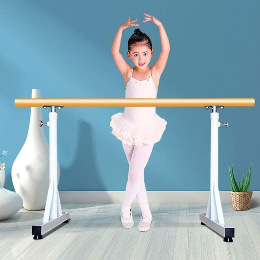 Ballet Barre Bar, Professional Dance Bar, Adult Child Leg Press Bar - Freestanding, Mobile, Portable, Height Adjustable (Color : White, Size : 1M) (Pink 1.5M)