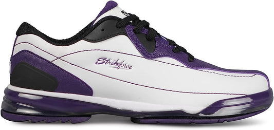 Dream White/Purple Performance Women's Bowling Shoe Left Hand with Interchangeable Soles and Heels