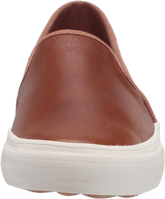 Women's Double Decker Leather Slip on Sneaker