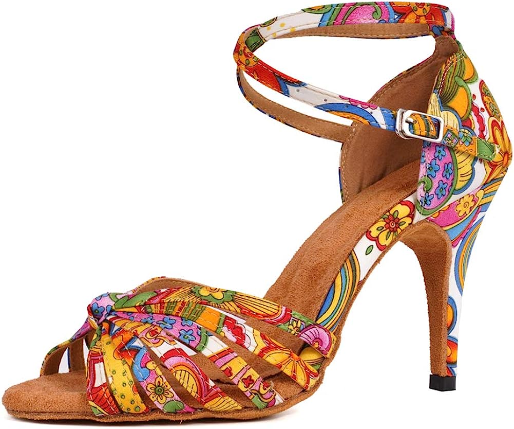 Women's Professional Latin Dance Shoes Ballroom Wedding Performance Shoes,Model L354