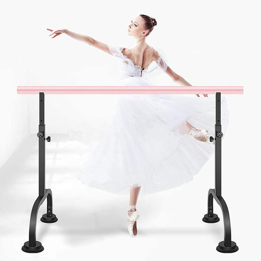 Ballet Bar Freestanding Freestanding Ballet Bar Single Height-Adjustable Barre Bar Home Portable Barre Ballet Stick 2.5m 220330