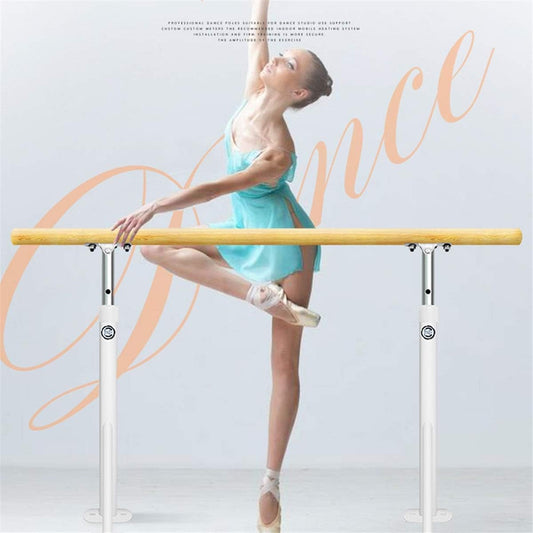 Ballet Barre Bar, Floor Type Leg Press Ballet Barre, Dance Training, Portable, Height Adjustable, for Adult Child (Color : Pink, Size : 1M) (White 1M)