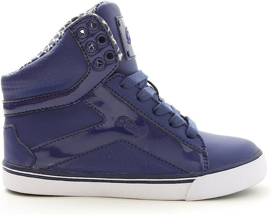 Youth Pop Tart Grid Sneaker, Navy, 12 Little Kid