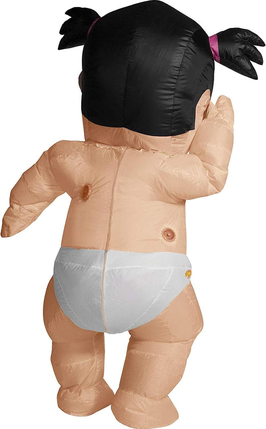 Inflatable Baby Girl Adult Costume