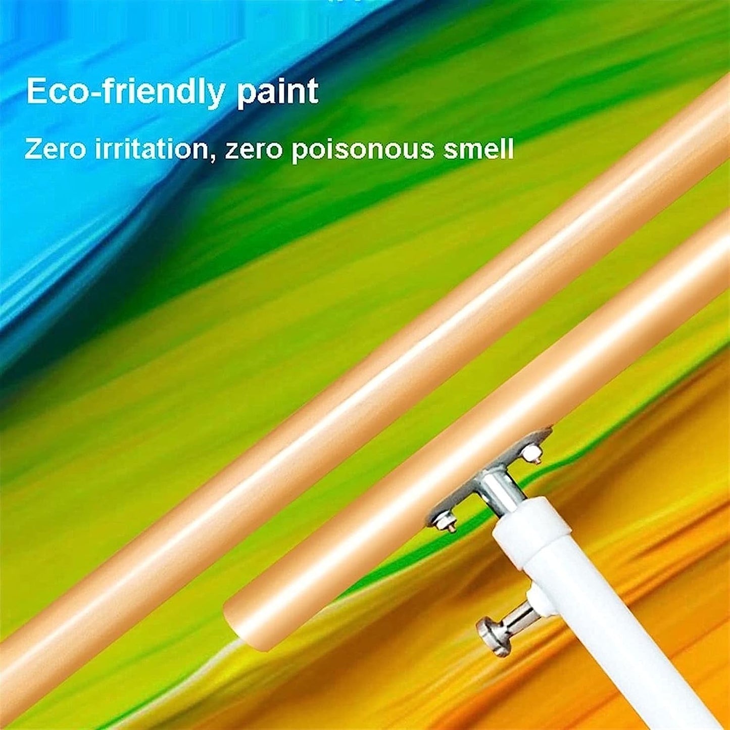 Ballet Barre Portable for Home for Adults Children Lightweight Adjustable Single Ballet Bar Freestanding Barre Equipment Perfect for Exercise Balance Building Core Flexibility - White(Size:1M) ()