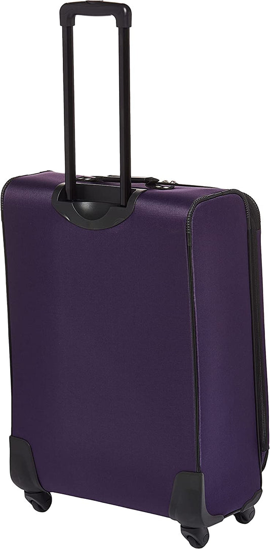 Pop Max Softside Luggage with Spinner Wheels, Purple, 3-Piece Set (21/25/29)