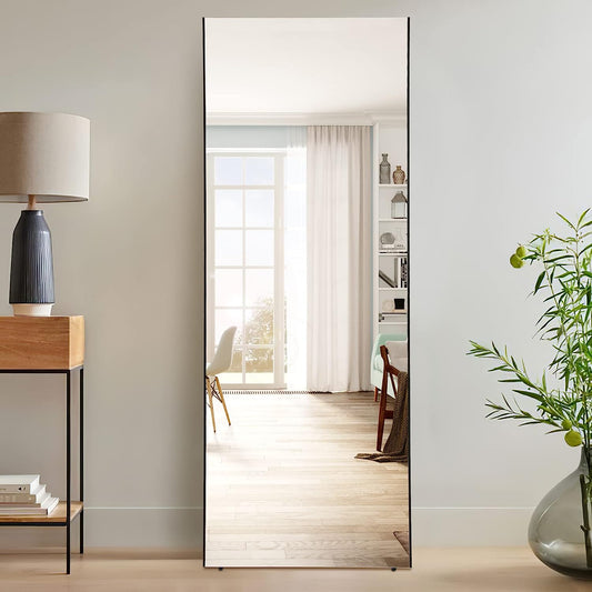 71"x24" Full Length Mirror, Glassless Nano Film Mirror Full Length, Shatterproof Mirror for Kids, Big Mirror for Bedroom Living Room Home Gym Lightweight Mirror Hanging or Leaning