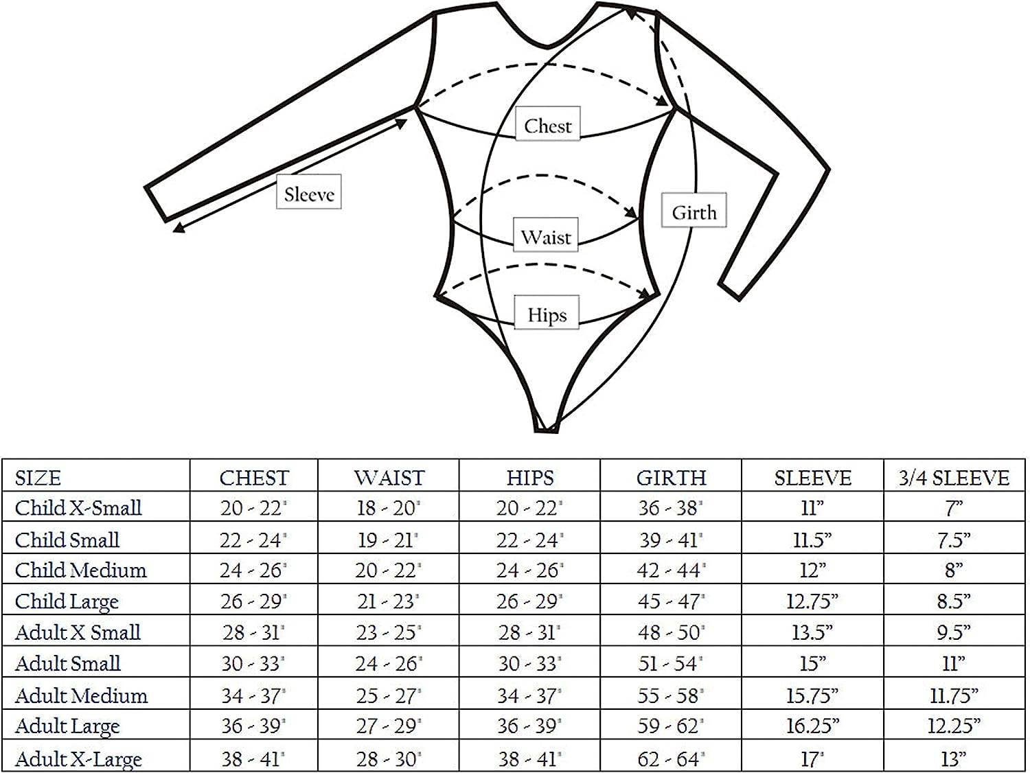 Child Medium Clearance Competition Leotards - Assortment to Choose from