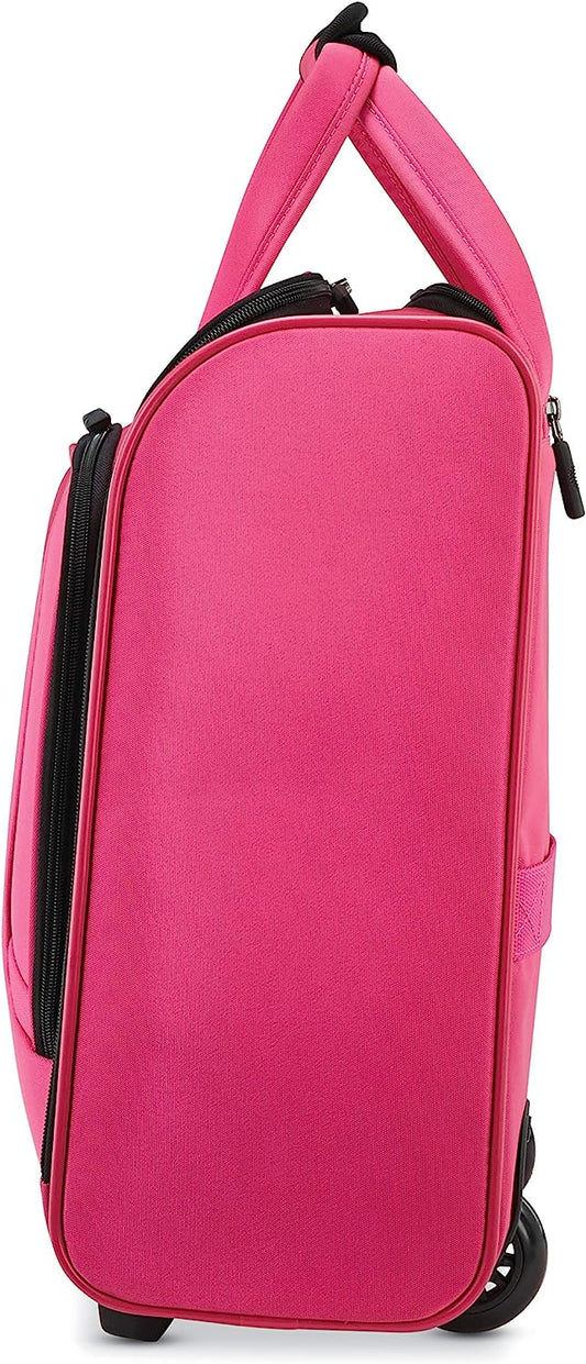 4 Kix Expandable Softside Luggage, Pink, Underseater