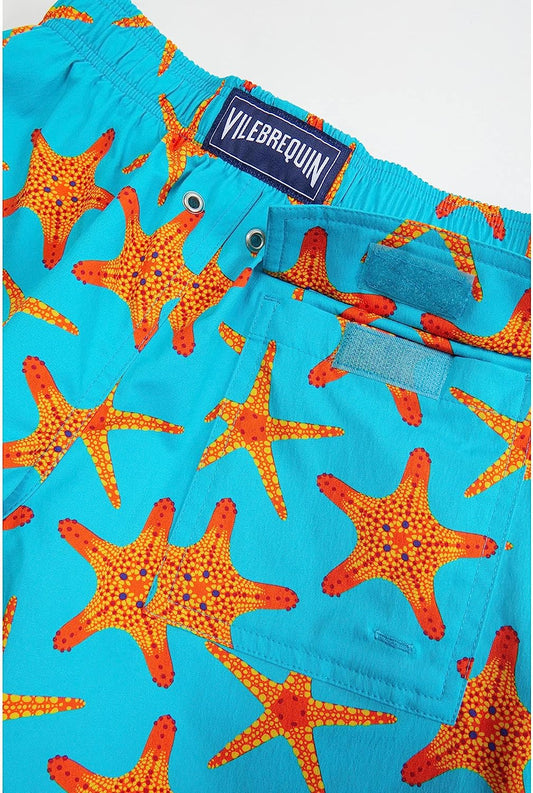 Boy's Starfish Dance Jirise Swim Trunks (Toddler/Little Kids/Big Kids) Curacao 4 Years