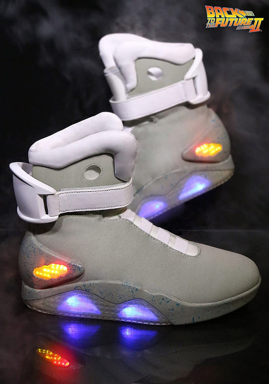 Back to the Future 2 Adult Light Up Shoes Universal Studios Officially Licensed