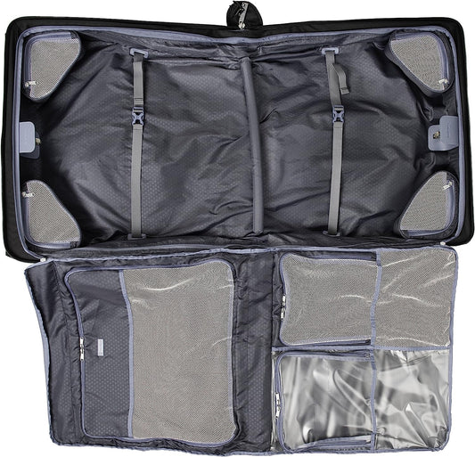 Platinum Elite 50-Inch Rolling Garment Bag, Shadow Black